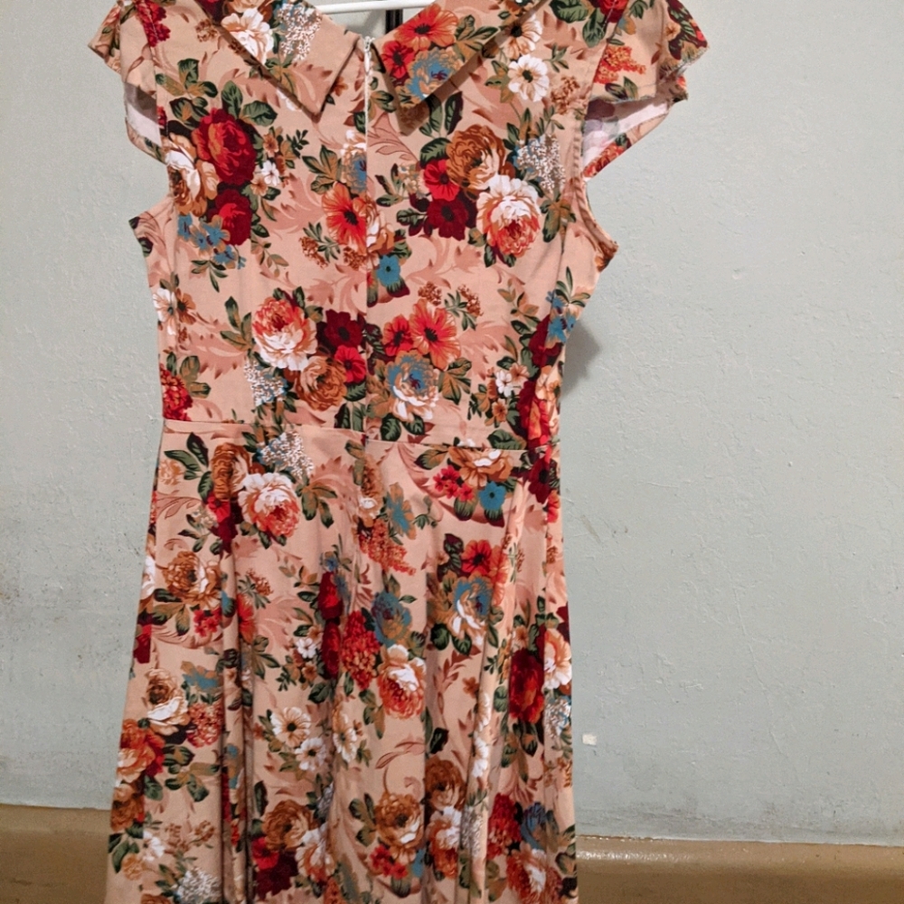 Floral printed tea time dress